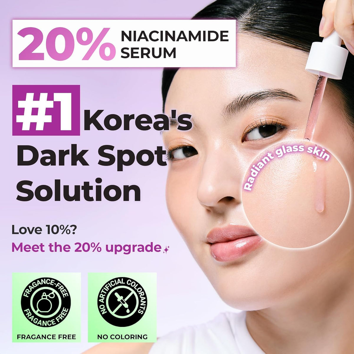 JUMISO 20% Niacinamide Dark Spot Correcting Serum for Face