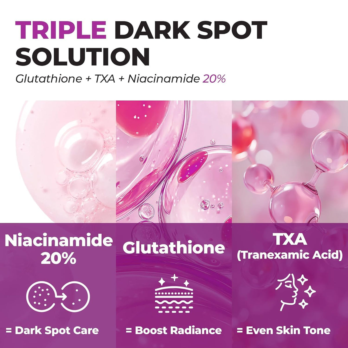 JUMISO 20% Niacinamide Dark Spot Correcting Serum for Face